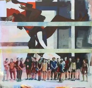 LEVENT OYLUÇTARHAN tarafından 2012 yılında 160x170 cm ölçülerinde Tuval üzeri yağlı boya tekniği ile yapılmıştır.