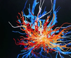 ÇAĞATAY ODABAŞ tarafından 2007 yılında 90x110 cm ölçülerinde Tuval üzeri akrilik boya tekniği ile yapılmıştır.