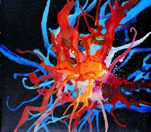 ÇAĞATAY ODABAŞ tarafından 2007 yılında 35x45 cm ölçülerinde Tuval üzeri akrilik boya tekniği ile yapılmıştır.