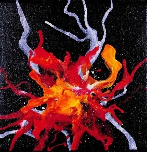 ÇAĞATAY ODABAŞ tarafından 2007 yılında 30x30 cm ölçülerinde Tuval üzeri akrilik boya tekniği ile yapılmıştır.