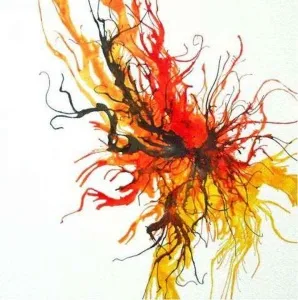 ÇAĞATAY ODABAŞ tarafından 2008 yılında 150x150 cm ölçülerinde Tuval üzeri akrilik boya tekniği ile yapılmıştır.