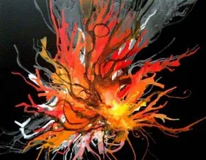 ÇAĞATAY ODABAŞ tarafından 2008 yılında 150x150 cm ölçülerinde Tuval üzeri akrilik boya tekniği ile yapılmıştır.