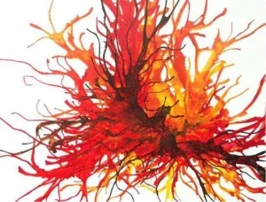 ÇAĞATAY ODABAŞ tarafından 2008 yılında 150x150 cm ölçülerinde Tuval üzeri akrilik boya tekniği ile yapılmıştır.