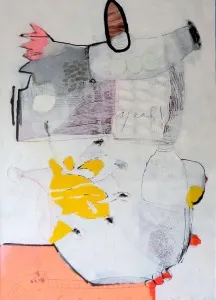 ÇAĞLAR UZUN tarafından 2020 yılında 140x100 cm ölçülerinde Tuval üzeri akrilik pastel boya dripstik tekniği ile yapılmıştır.