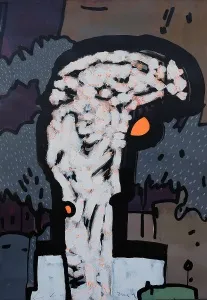 ÇAĞLAR UZUN tarafından 2019 yılında 100x70 cm ölçülerinde Tuval üzeri akrilik pastel boya tekniği ile yapılmıştır.