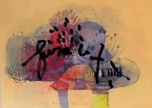 ÇAĞLAR UZUN tarafından 2020 yılında 50x70 cm ölçülerinde Tuval üzeri akrilik pastel boya dripstik tekniği ile yapılmıştır.