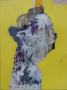 ÇAĞLAR UZUN tarafından 2019 yılında 60x80 cm ölçülerinde Tuval üzeri karışık teknik tekniği ile yapılmıştır.