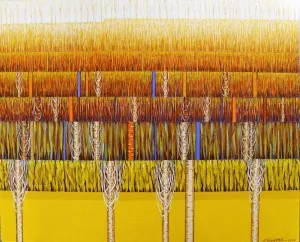 ATİLLA ATAR tarafından 2020 yılında 50x61 cm ölçülerinde Prestuval üzeri Akrilik Boya tekniği ile yapılmıştır.