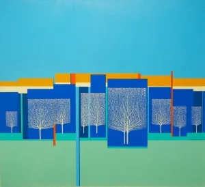 ATİLLA ATAR tarafından 2023 yılında 100x110 cm ölçülerinde Tuval üzeri akrilik boya tekniği ile yapılmıştır.