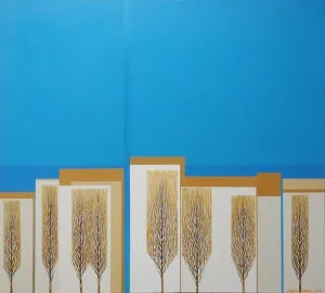 ATİLLA ATAR tarafından 2023 yılında 90x100 cm ölçülerinde Tuval üzeri akrilik boya tekniği ile yapılmıştır.