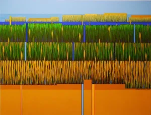 ATİLLA ATAR tarafından 2022 yılında 90x116 cm ölçülerinde Tuval üzeri akrilik boya tekniği ile yapılmıştır.