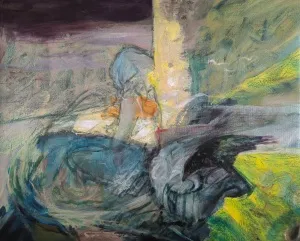 SONER GÖKSAY tarafından 2020 yılında 60x75 cm ölçülerinde Tuval üzeri yağlı boya tekniği ile yapılmıştır.