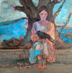 SONER GÖKSAY tarafından 2025 yılında 60x60 cm ölçülerinde Tuval üzeri yağlı boya tekniği ile yapılmıştır.