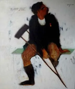 CENGİZ SAVAŞ tarafından 2009 yılında 190x160 cm ölçülerinde Tuval üzeri yağlı boya tekniği ile yapılmıştır.