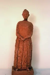 CENGİZ SAVAŞ tarafından 2012 yılında 35x10x8 cm ölçülerinde Pişmiş Toprak tekniği ile yapılmıştır.