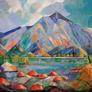 CEVDET KOCAMAN tarafından 2012 yılında 80x85 cm ölçülerinde Tuval üzeri yağlı boya tekniği ile yapılmıştır.