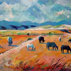 CEVDET KOCAMAN tarafından 2018 yılında 81x100 cm ölçülerinde Tuval üzeri yağlı boya tekniği ile yapılmıştır.