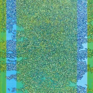 DEVRİM ERBİL tarafından 2012 yılında 140x90 cm ölçülerinde Tuval üzeri karışık teknik tekniği ile yapılmıştır.