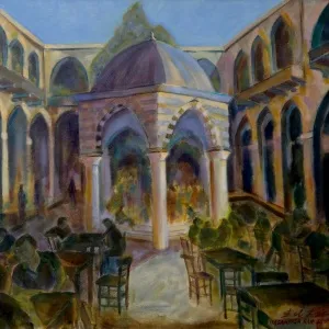 EROL EVGİN tarafından 2020 yılında 80x100 cm ölçülerinde Tuval üzeri yağlı boya tekniği ile yapılmıştır.