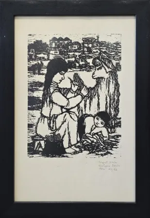 TURGUT ZAİM tarafından 1982 yılında 48x33 cm ölçülerinde Gravür (Ed. 39/96) tekniği ile yapılmıştır.