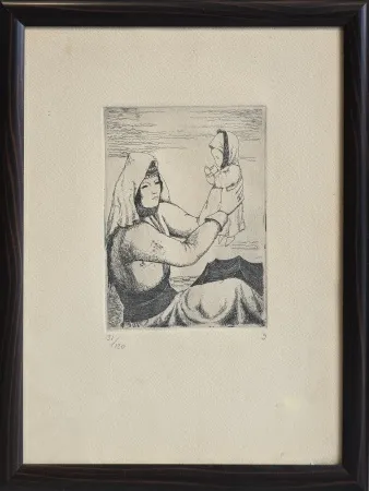 TURGUT ZAİM tarafından 32x24 cm ölçülerinde Gravür (Ed. 31/120) tekniği ile yapılmıştır.
