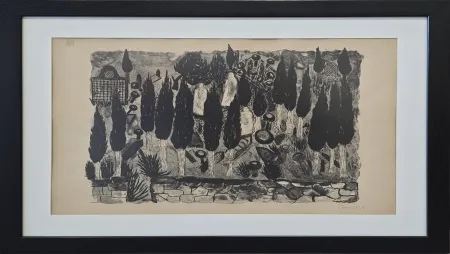 FÜREYA KORAL tarafından 1951 yılında 31x55 cm ölçülerinde Gravür (Ed. 3/12) tekniği ile yapılmıştır.