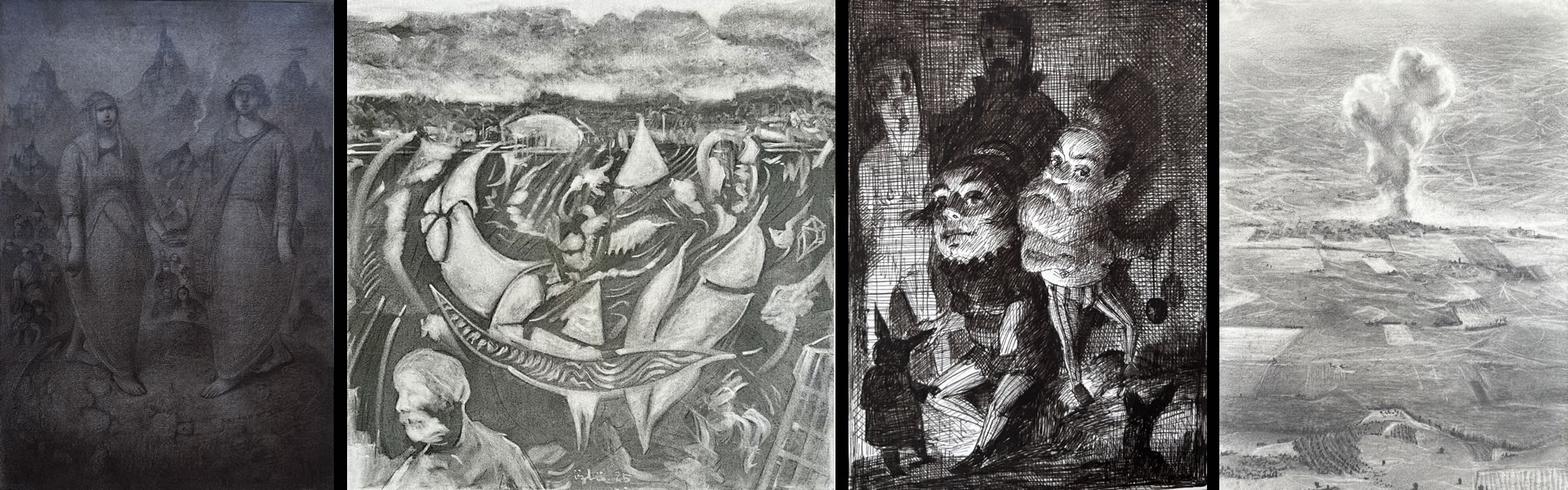 DÖRT ÇİZGİNİN DURAĞINDA sergisi — Galeri Soyut