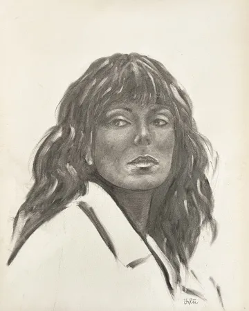 NECMETTİN ÖZLÜ tarafından 2025 yılında 30x24 cm ölçülerinde Füzen tekniği ile yapılmıştır.