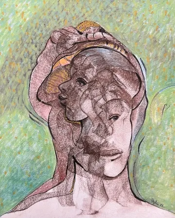 NECMETTİN ÖZLÜ tarafından 2025 yılında 30x24 cm ölçülerinde Karışık teknik tekniği ile yapılmıştır.