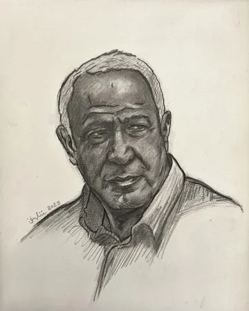 NECMETTİN ÖZLÜ tarafından 2025 yılında 30x24 cm ölçülerinde Füzen tekniği ile yapılmıştır.