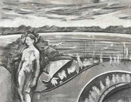 NECMETTİN ÖZLÜ tarafından 2025 yılında 35x45 cm ölçülerinde Füzen tekniği ile yapılmıştır.