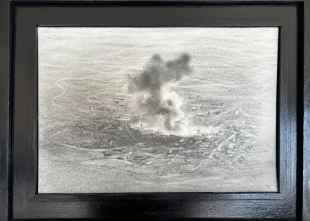 SALİH ÇAKAR tarafından 2026 yılında 25x35 cm ölçülerinde Kağıt üzeri karışık teknik tekniği ile yapılmıştır.