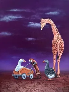 EMİRHAN CANDAN tarafından 2025 yılında 60x80 cm ölçülerinde Tuval üzerine akrilik boya tekniği ile yapılmıştır.