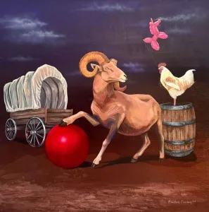 EMİRHAN CANDAN tarafından 2024 yılında 60x60 cm ölçülerinde Tuval üzerine akrilik boya tekniği ile yapılmıştır.