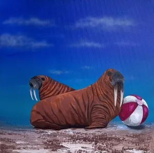 EMİRHAN CANDAN tarafından 2025 yılında 30x30 cm ölçülerinde Tuval üzerine akrilik boya tekniği ile yapılmıştır.