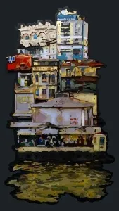 EMRE LÜLE tarafından 2015 yılında 193x110 cm ölçülerinde Pleksiglas+Ahşap tekniği ile yapılmıştır.