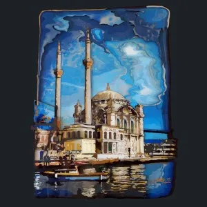 EMRE LÜLE tarafından 2014 yılında 80x60 cm ölçülerinde Pleksiglas+Ahşap tekniği ile yapılmıştır.