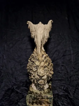 ORÇUN İLTER tarafından 2024 yılında 65x21x20 cm ölçülerinde Serbest elle şekillendirme stoneware 1200°C tekniği ile yapılmıştır.