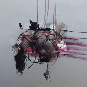 MEHMET SAKIZCI tarafından 2019 yılında 60x50 cm ölçülerinde Tuval üzeri akrilik boya tekniği ile yapılmıştır.