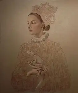 ESRA YILDIRIM  tarafından 2025 yılında 130x110 cm ölçülerinde Tuval üzeri yağlı boya tekniği ile yapılmıştır.