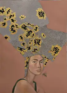 ESRA YILDIRIM  tarafından 2023 yılında 110x80 cm ölçülerinde Tuval üzeri yağlı boya tekniği ile yapılmıştır.