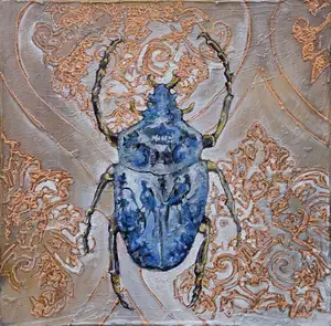 ESRA YILDIRIM  tarafından 2024 yılında 30x30 cm ölçülerinde Tuval üzeri yağlı boya tekniği ile yapılmıştır.