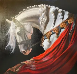 EVREN SARPTUNALI tarafından 2024 yılında 120x120 cm ölçülerinde Tuval üzeri yağlı boya tekniği ile yapılmıştır.