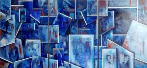 EVREN TEMEL tarafından 2010 yılında 100x210 cm ölçülerinde Tuval üzeri yağlı boya tekniği ile yapılmıştır.