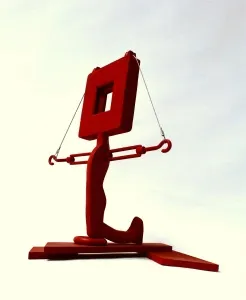 FERİT YAZICI tarafından 2025 yılında 28.5x29.3x31.2 cm ölçülerinde Karışık teknik , ahşap, metal, çelik halat tekniği ile yapılmıştır.