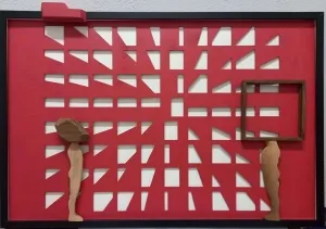 FERİT YAZICI tarafından 2025 yılında 93x62.5 cm ölçülerinde Karışık teknik, ahşap, metal, kompozit malzeme tekniği ile yapılmıştır.