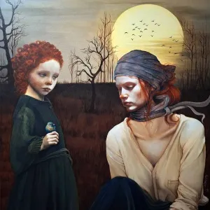 ZEKİYE AKALIN tarafından 2025 yılında 120x100 cm ölçülerinde Tuval üzeri akrilik boya tekniği ile yapılmıştır.