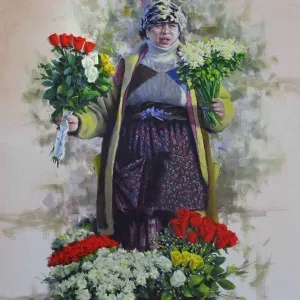 FATİH KARAKAŞ tarafından 2016 yılında 80x60 cm ölçülerinde Tuval üzeri yağlı boya tekniği ile yapılmıştır.