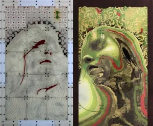 EMRE LÜLE tarafından 2016 yılında 140x120 cm ölçülerinde Karışık teknik tekniği ile yapılmıştır.