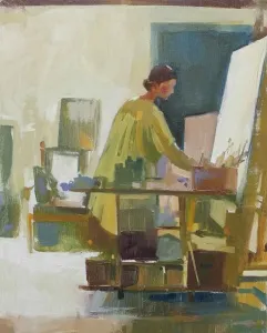 HANIM TAGIYEVA tarafından 2015 yılında 50x40 cm ölçülerinde Tuval üzeri yağlı boya tekniği ile yapılmıştır.